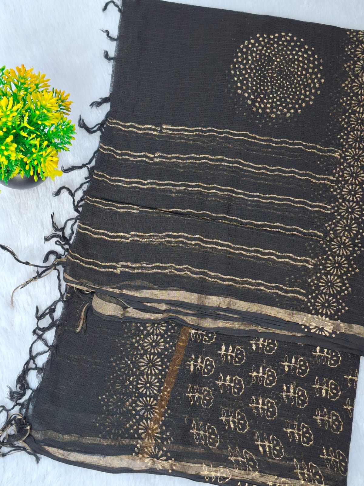 Pure Cotton Unstitched Suit - Kota Dupatta