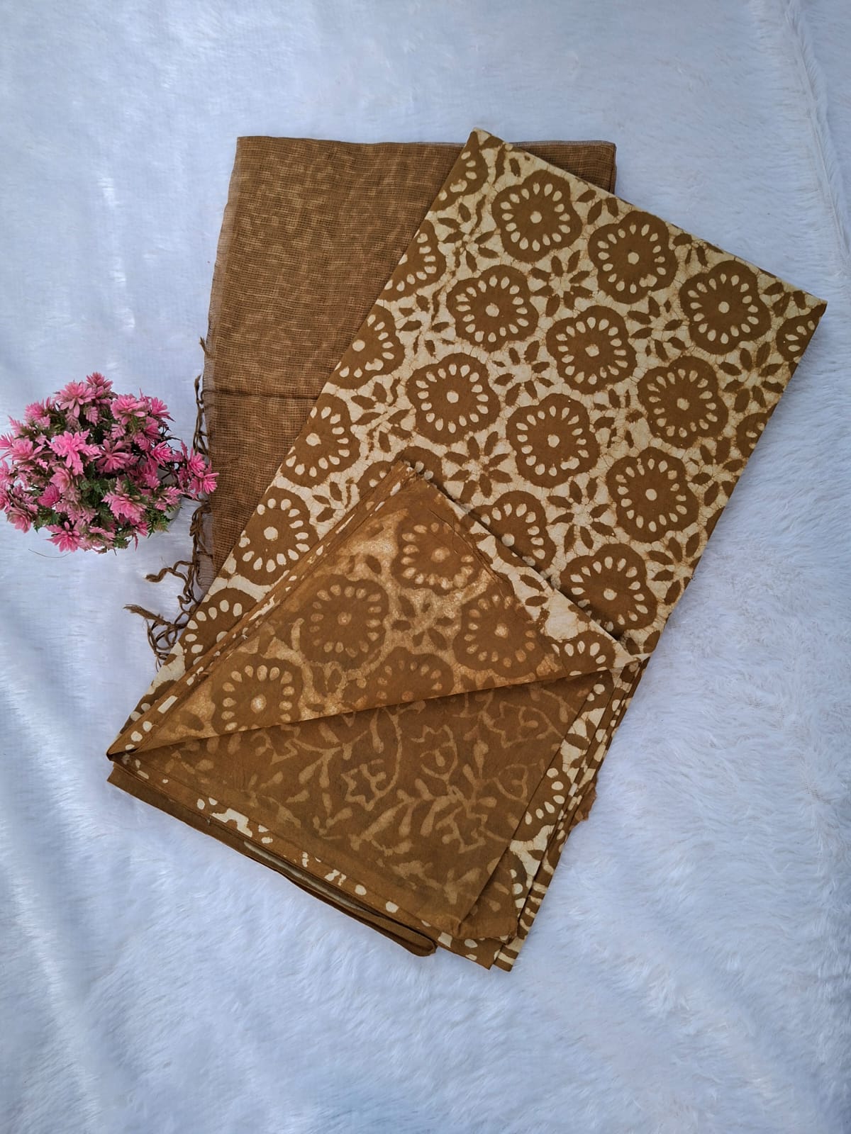 Pure Cotton Unstitched Suit - Kota Dupatta