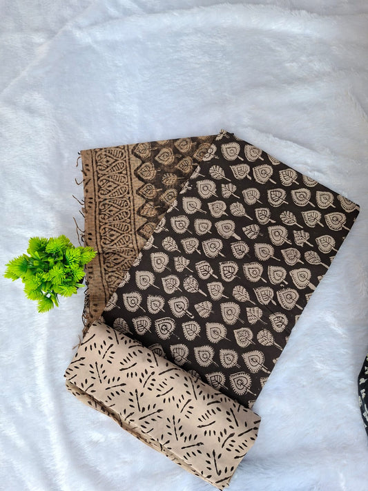 Pure Cotton Unstitched Suit - Kota Dupatta