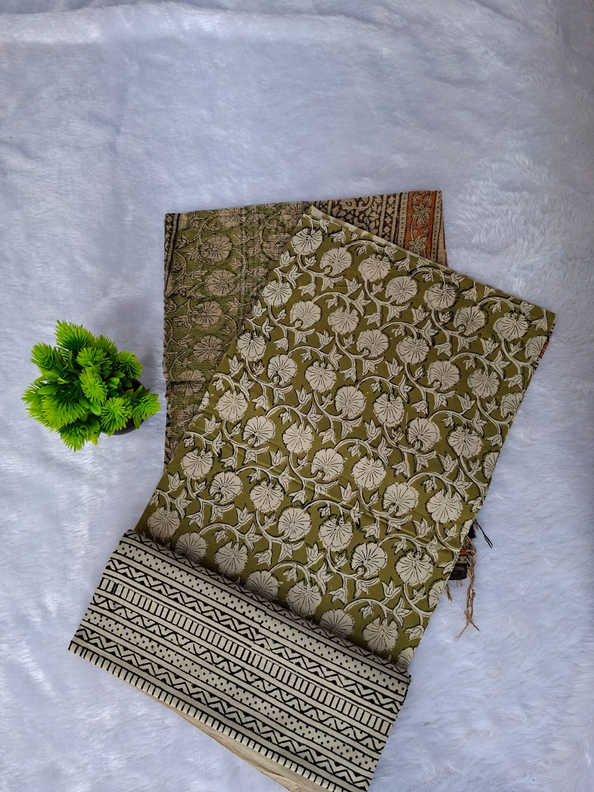 Pure Cotton Unstitched Suit - Kota Dupatta