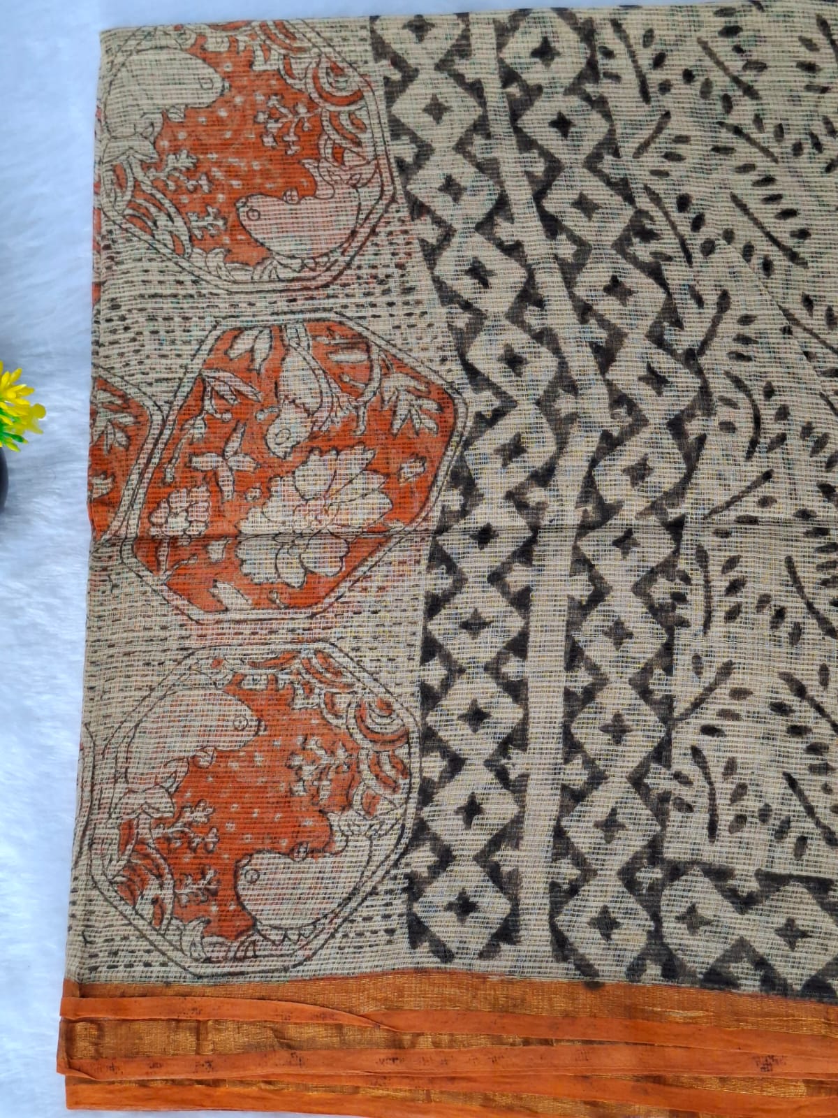 Pure Cotton Unstitched Suit - Kota Dupatta