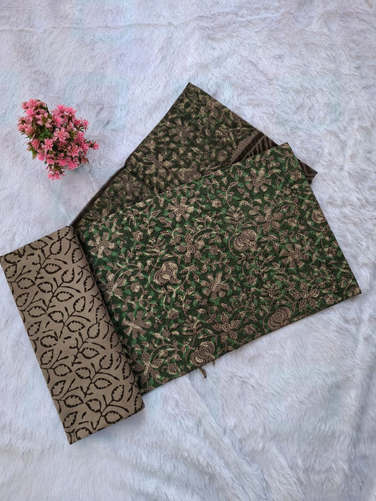 Pure Cotton Unstitched Suit - Kota Dupatta