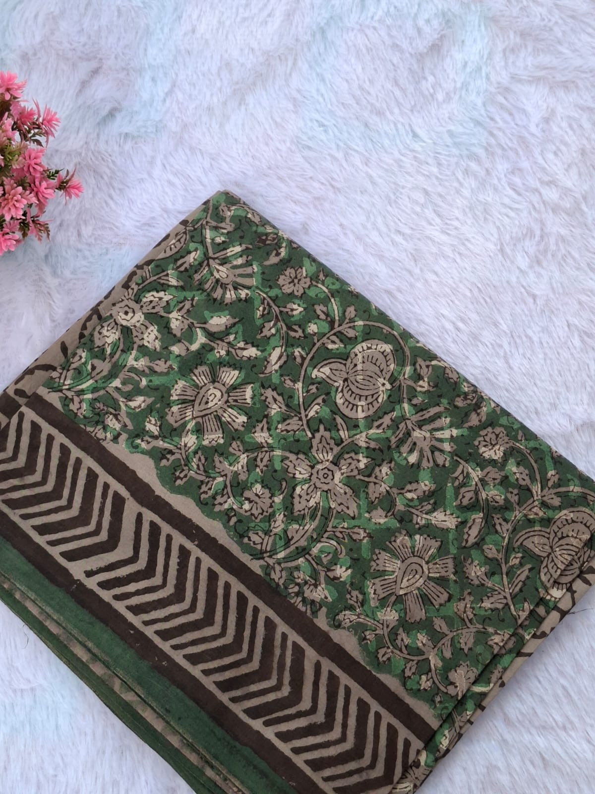 Pure Cotton Unstitched Suit - Kota Dupatta