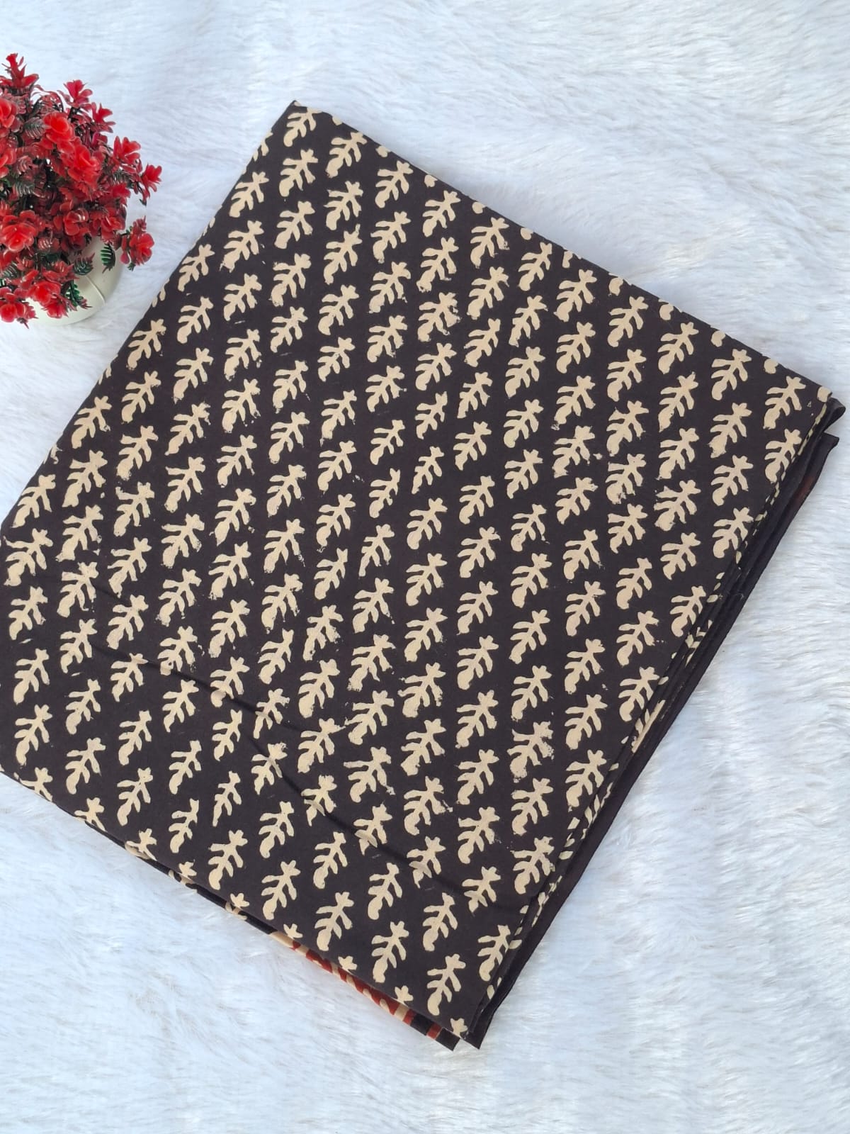 Pure Cotton Unstitched Suit - Cotton Dupatta