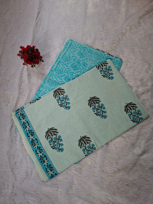 Pure Cotton Unstitched Suit - Cotton Dupatta