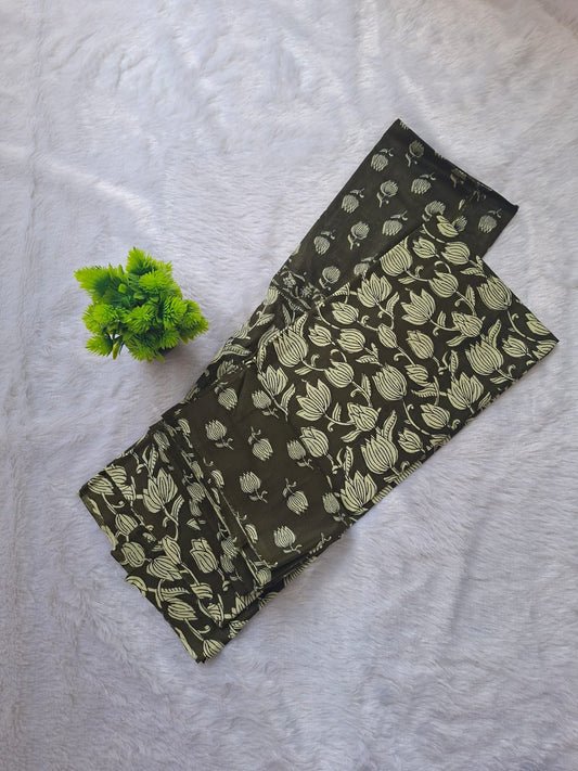 Pure Cotton Unstitched Suit - Cotton Dupatta