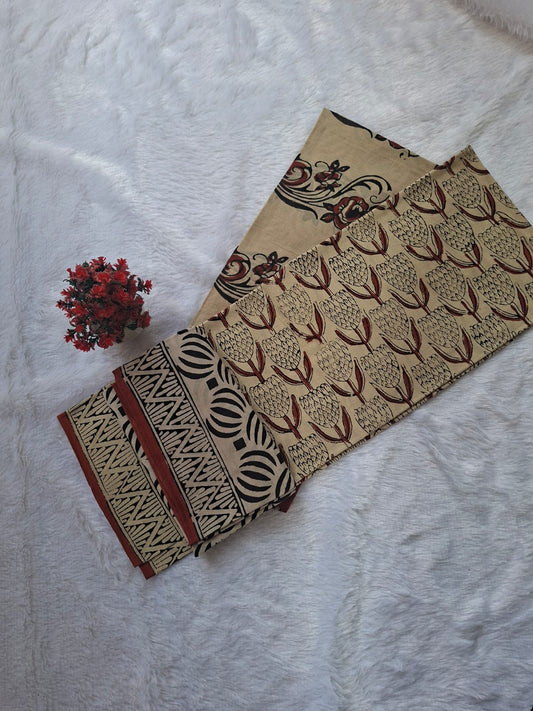 Pure Cotton Unstitched Suit - Cotton Dupatta