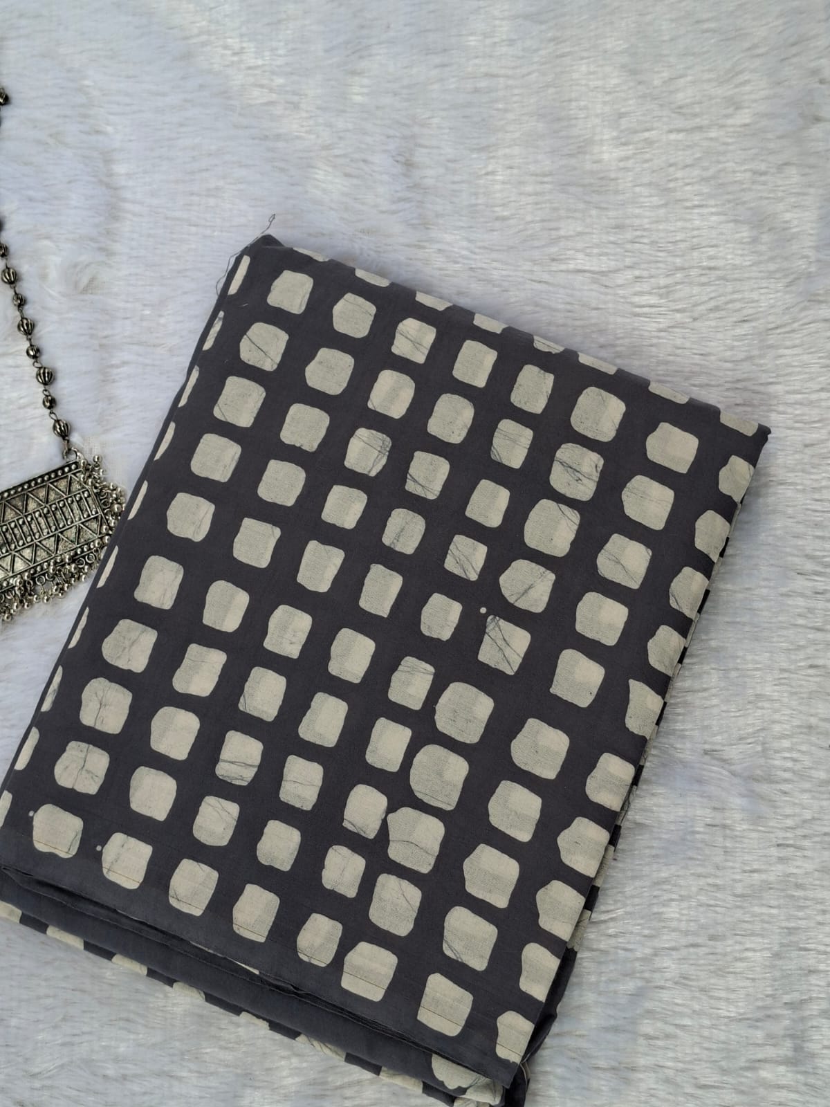 Pure Cotton Unstitched Suit - Kota Dupatta