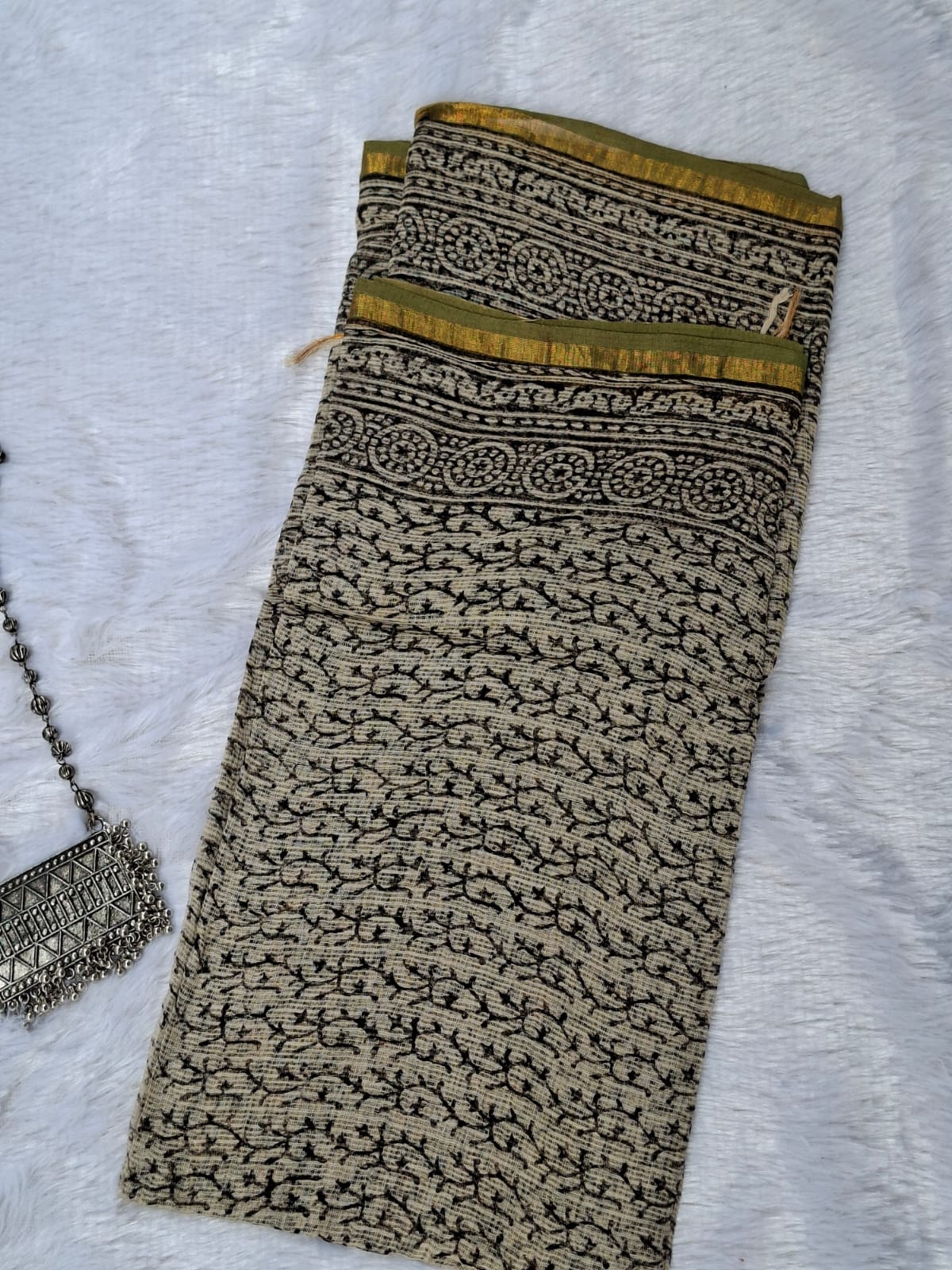 Pure Cotton Unstitched Suit - Kota Dupatta