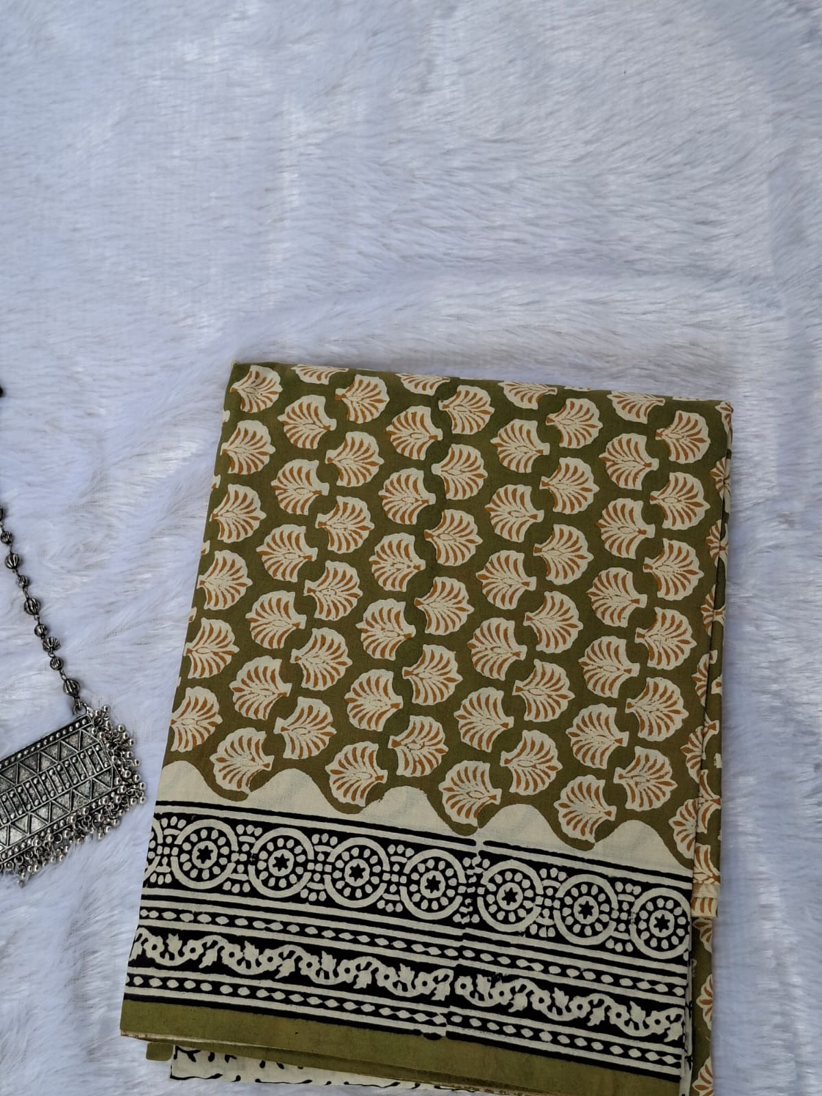 Pure Cotton Unstitched Suit - Kota Dupatta