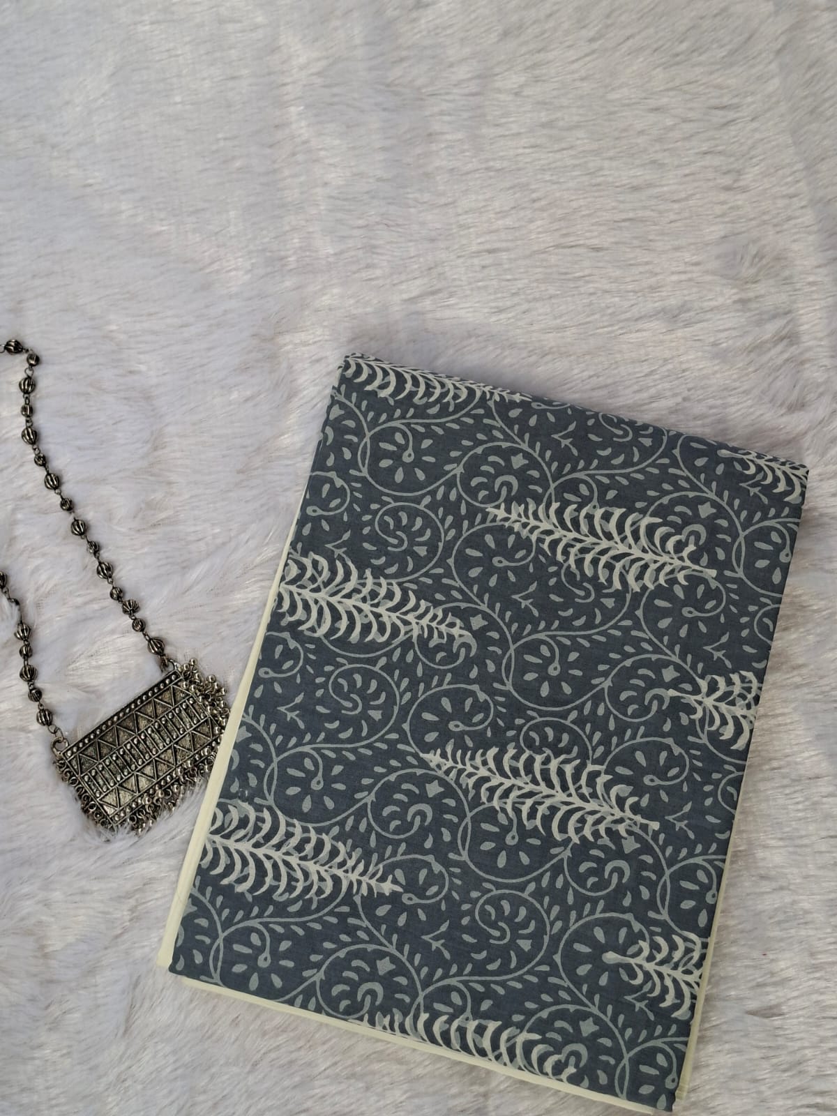 Pure Cotton Unstitched Suit - Kota Dupatta