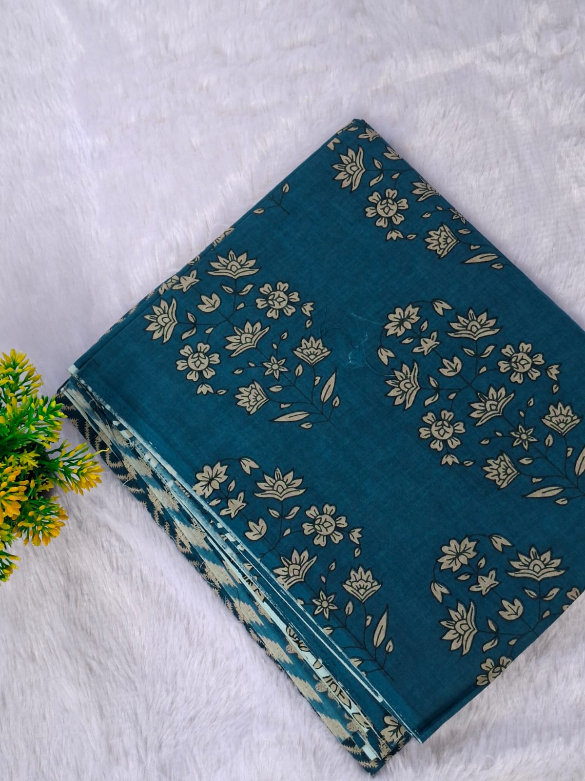 Pure Cotton Unstitched Suit - Kota Dupatta