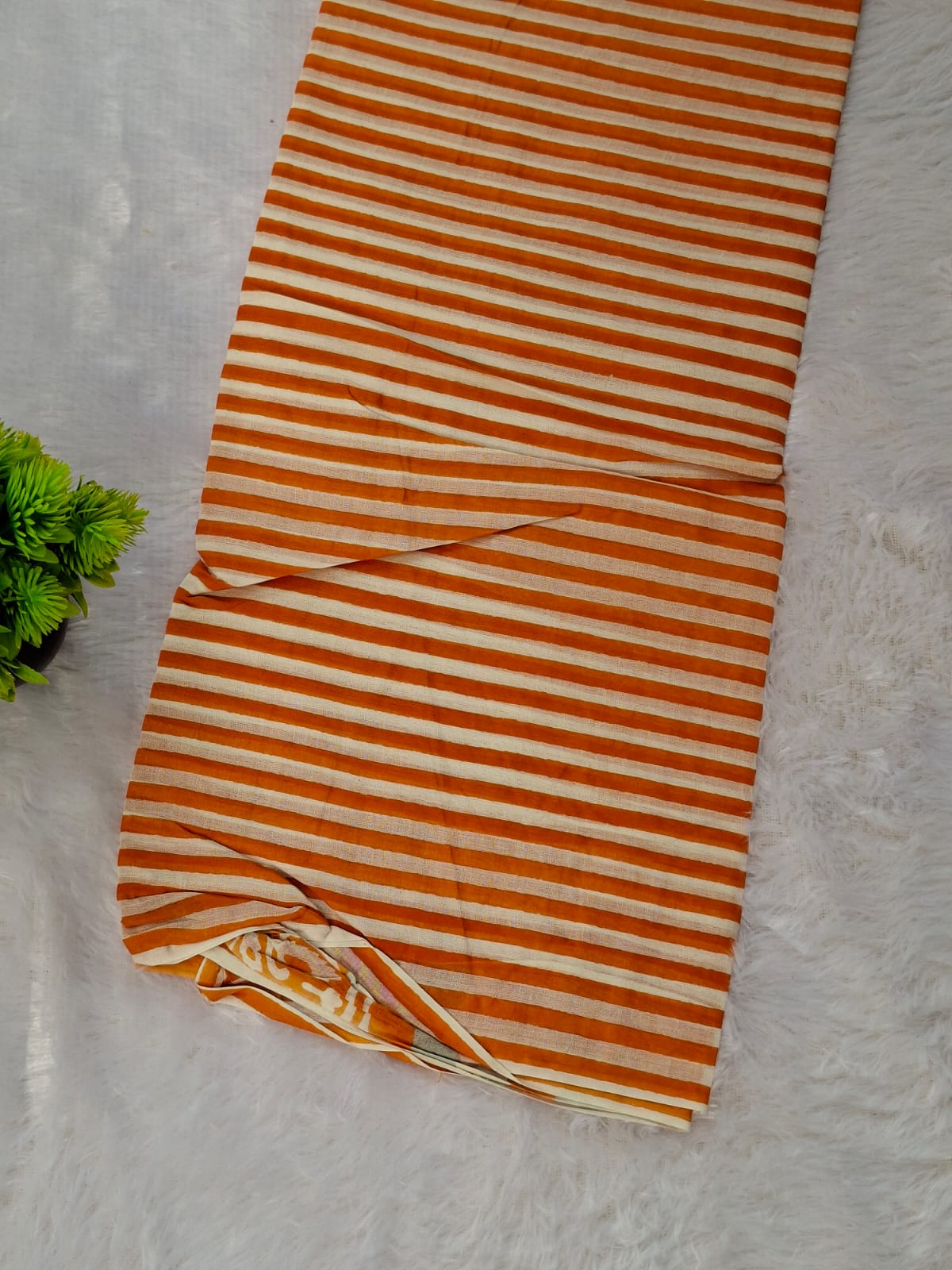 Pure Cotton Unstitched Suit - Cotton Dupatta