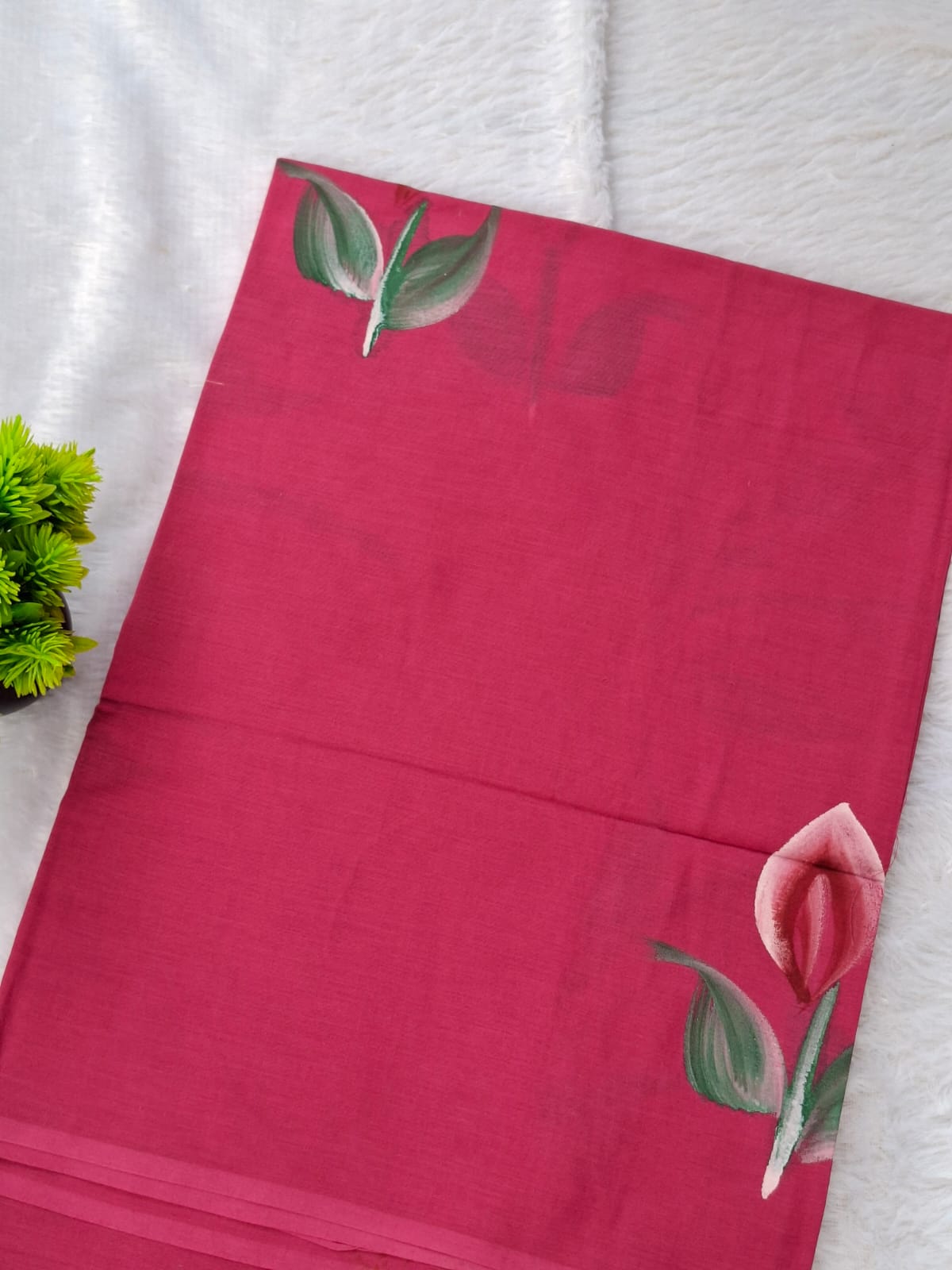 Pure Cotton Unstitched Suit - Cotton Dupatta