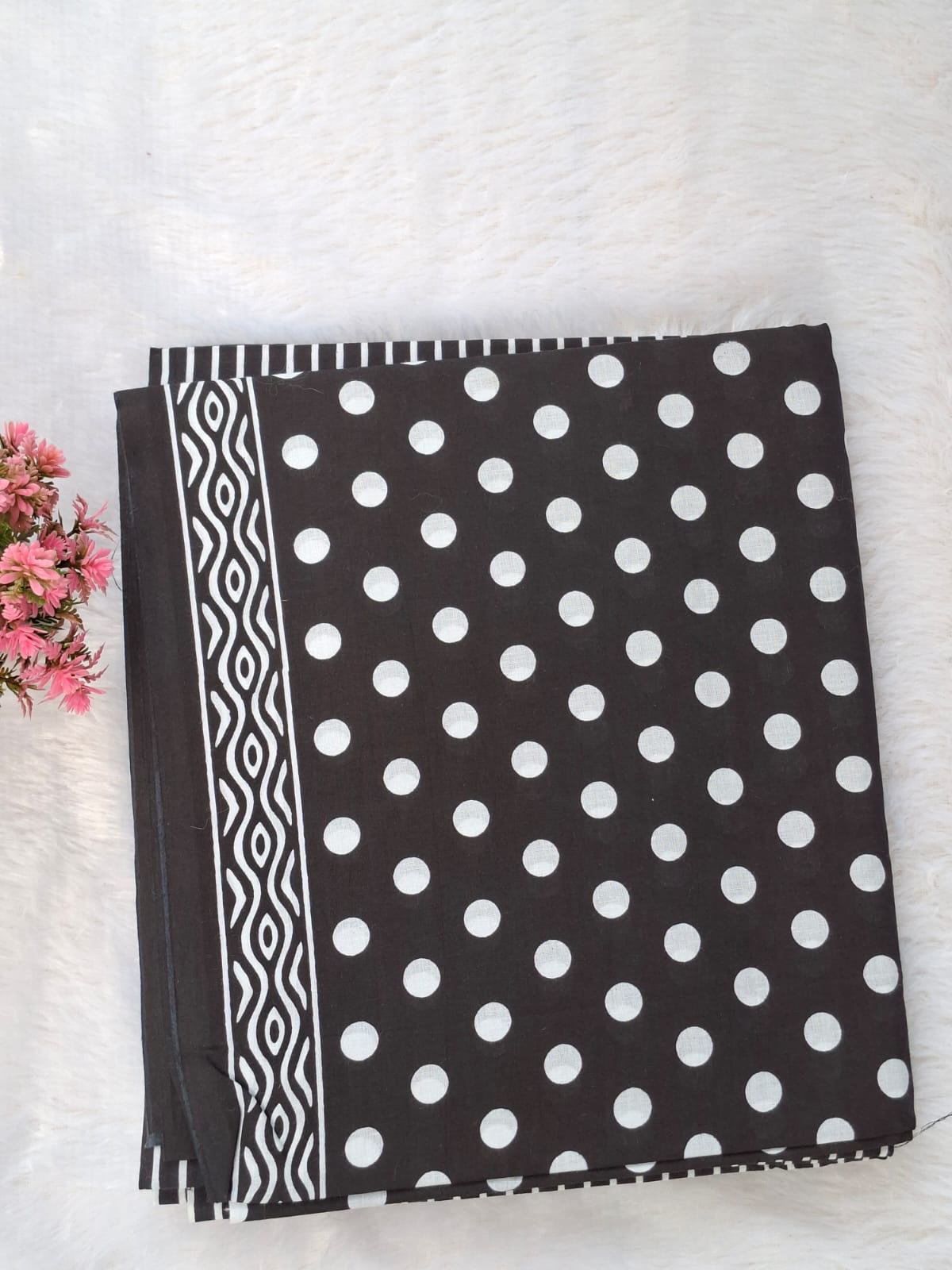 Pure Cotton Unstitched Suit - Cotton Dupatta