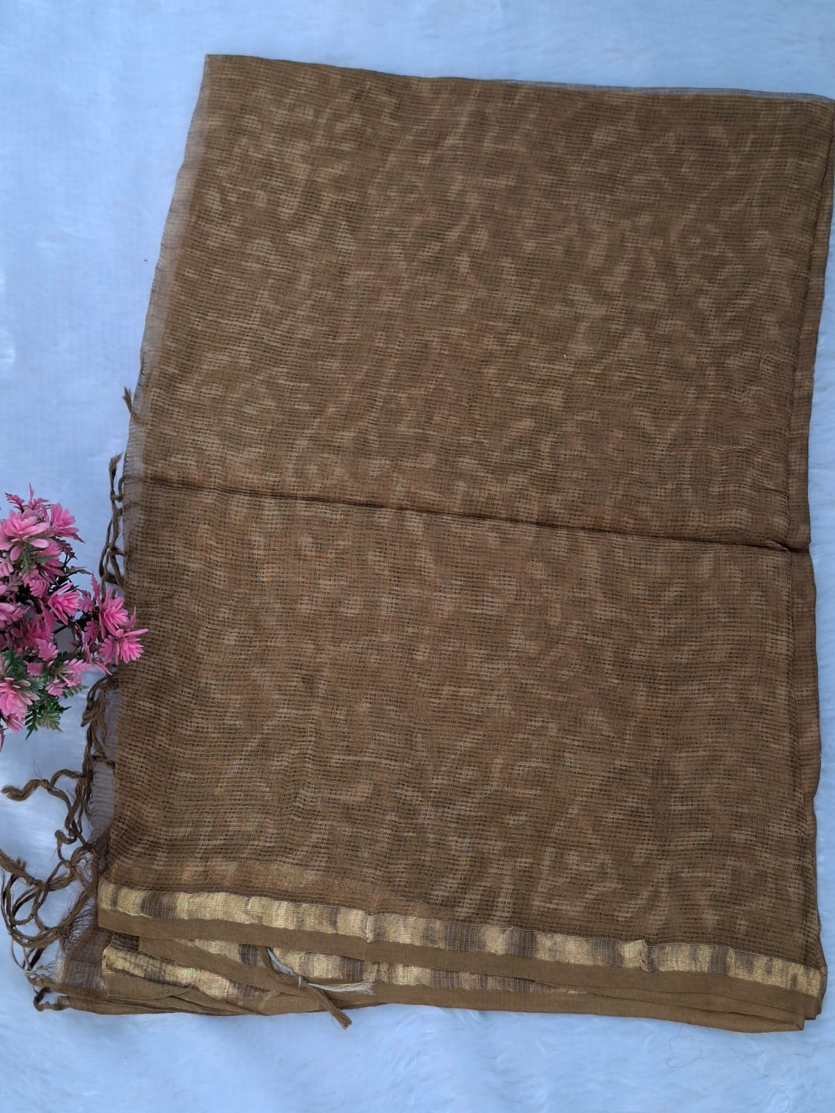 Pure Cotton Unstitched Suit - Kota Dupatta