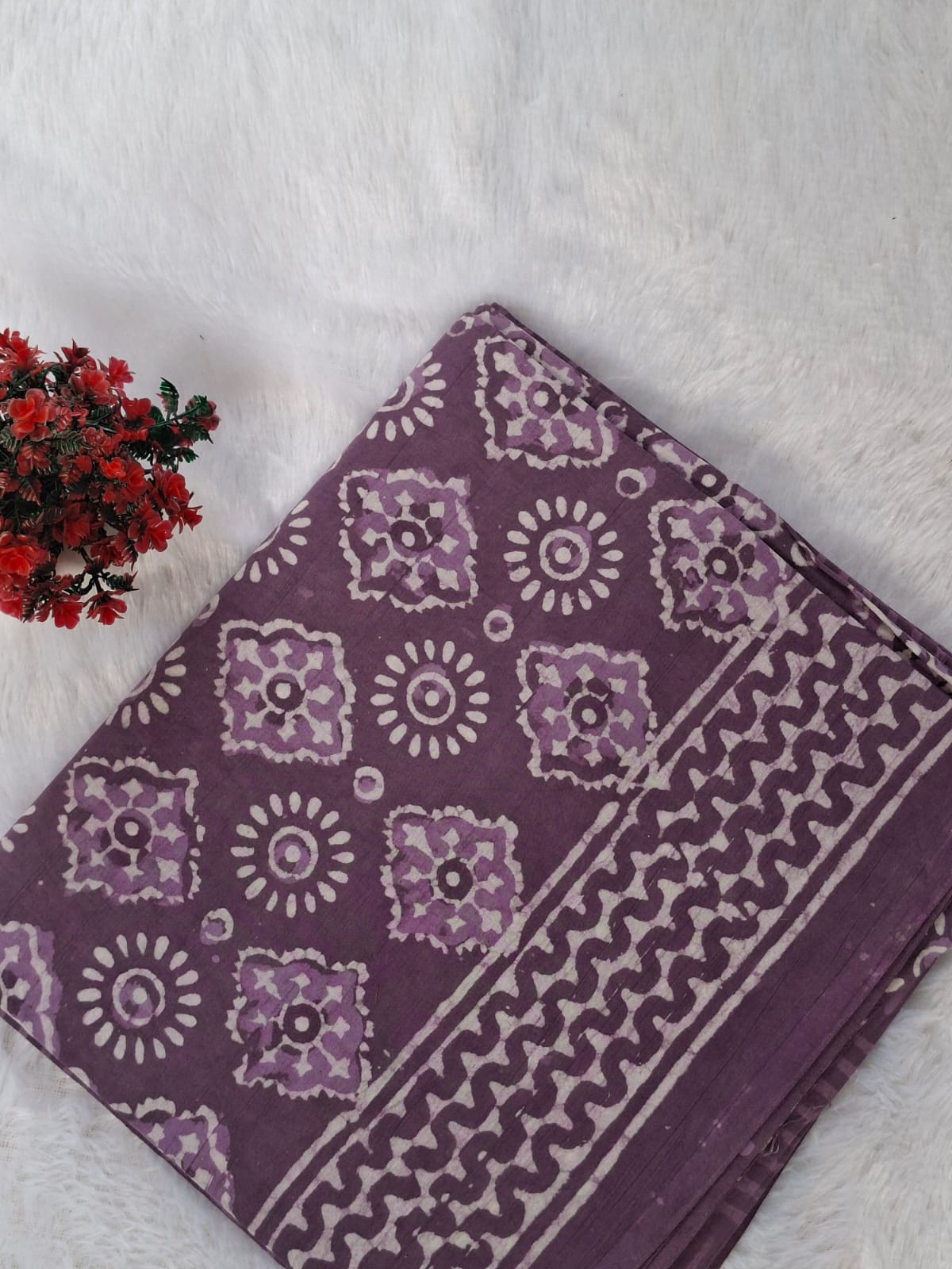Pure Cotton Unstitched Suit - Cotton Dupatta